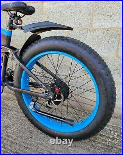 Electric Fat Tyre Off Road Mountain E Bike Folding MTB Scooter Moped UK STOCK