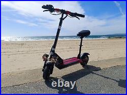 Electric Scooter With Seat Adult Off Road Tyres Folding 10Ah 48V Fast UK