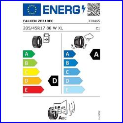 Falken ZE310 High Performance Road Tyre 205 45 17 88W XL 205/45/17