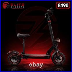 Fast Electric Scooter 48V 15Ah Foldable Scooter 10 Off Road Tyres With Seat