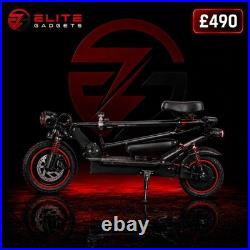Fast Electric Scooter 48V 15Ah Foldable Scooter 10 Off Road Tyres With Seat