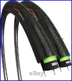 Fincci Pair 700 x 23c Tyres Antipuncture for Cycle Race Road Racing Bicycle Bike