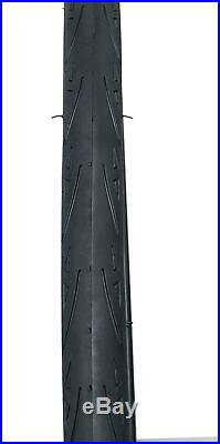 Fincci Pair 700 x 25c Tyres Antipuncture 60TPI for Race Road Racing Bicycle Bike