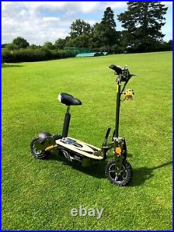 Gauss Electric Scooter 48v 1600W All-season off-road with 12 Tyres with Seat