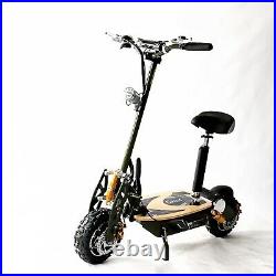 Gauss Electric Scooter Powerboard E Scooter 1600W 48v Black Off-road 12 Tyres