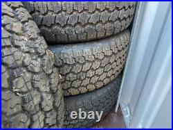 Goodyear Wrangler All Terrain Adventure LR 255/60/20 m+s 5 tyres driven 100 m