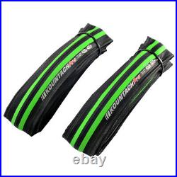 KENDA Kountach K1092 700 x 23C Road Bike Bicycle Folding Tire Tyre, Black/Green