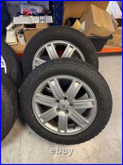 Land Rover L322 Range Rover 19 Alloys with Legal Off Road Tyres (two are new)