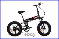 M0320F Black FAT TYRES E Bike, Road Legal E Bike