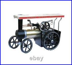Mamod Working Steam Traction Engine Te1a Brass Edition With Road Tyres