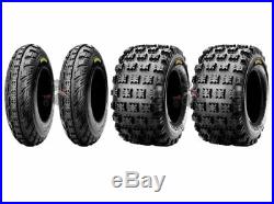 Maxxis Ambush Set of E Marked Road Legal Quad Tyres 4 Ply 21x7x10/20x11x9