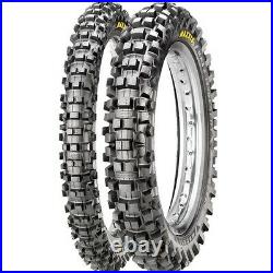 Maxxis MaxxCross IT Tyres PAIR 110/100-18 + 80/100-21 Road Legal Enduro MX KTM
