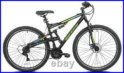 Men's 29 Abstract Mountain Pro Bike Off Road Tires 21-Speed Bicycle, Black