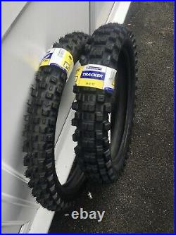 Michelin Tracker Road Legal Enduro Tyres Pair 21 80/100 Front 18 100/100 Rear