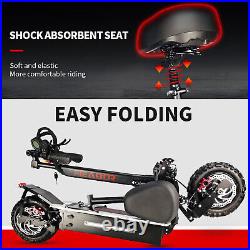 NEW Dual Motor Electric Scooter Adult 11inch Off Road Tires Fast Speed 60v 5600w