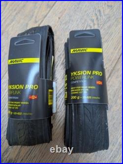 NEW Mavic Yksion Pro Tyre Set (GripLink & PowerLink) + 2x Mavic Inner Tubes