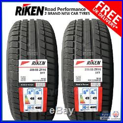 New 205 55 16 RIKEN ROAD PERF 205/55R16 2055516 MADE BY MICHELIN (1,2,4 TYRES)