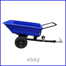 New 295kg ATV Trailer Garden Tipping Quad Farm Heavy Duty Tractor Off-Road Tyres