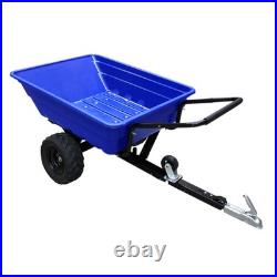 New 295kg ATV Trailer Garden Tipping Quad Farm Heavy Duty Tractor Off-Road Tyres