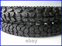 New Suzuki TS125 Front & Rear Road legal Tyres 2.75-21 & 4.10 18 ts125 dr125 DR