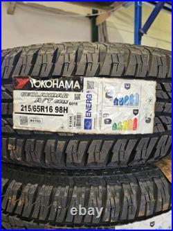 New Yokohama Geolandar A/t G015 215/65R16 98H Set Of 5