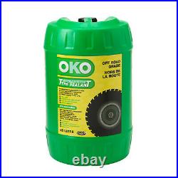 OKO 25LTR TYRE SEALER, PUNCTURE FREE PROOF, OFF ROAD TYRE SEALANT c/w PUMP