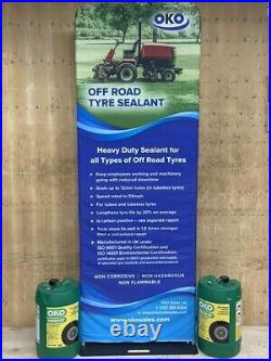 Oko 25 Litre Off Road Heavy Duty Tyre Sealant Farming Tractor Lawnmower