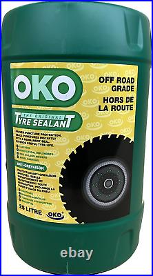 Oko 25 Litre Off Road Heavy Duty Tyre Sealant Farming Tractor Machinery