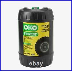 Oko Off Road 25 Litre Tyre Sealant Drum & 250ml Pump Prevent Punctures - Farm Oko Off Road 25 Litre Tyre Sealant Drum & 250ml Pump Prevent Punctures - Farm