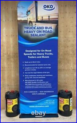 Oko On Road Heavy Duty Truck & Bus 25 Litre Drum Tyre Sealant No Punctures Oko