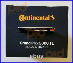 PAIR 2 Continental Grand Prix GP 5000 TL 700 c x 25 mm TUBELESS Road Bike Tires