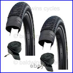 PAIR Schwalbe PICK UP 24 x 2.35 Kids Cargo Mountain Bike Slick Road TYRES TUBES