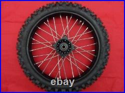 PIT BIKE 12mm STEEL SDG 12 REAR 14 FRONT WHEELS WITH MX OFF ROAD TYRES