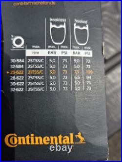 Pair Continental GP5000 S TR Tubeless Folding Road Bike Tyre 700c x 25mm