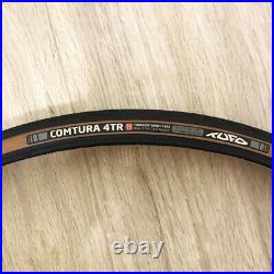 Pair of 700 x 25 Tanwall Tubeless Road Tyres Tufo Comtura TR European Made