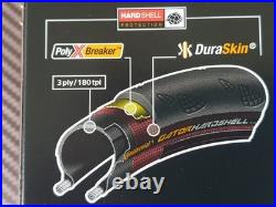 (Pair of) Continental Gatorskin Hardshell Tyres 700x23c Road Bike (Folding) NEW
