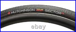 Pair of Hutchinson Sector 700 x 28mm Road Tubeless Tyres Ultra Durable