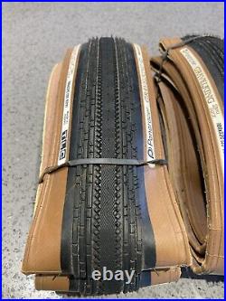 Panaracer GravelKing Semi Slick TLC Folding Tyre, Black/tan 700 x 32c
