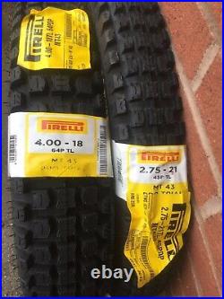 Pirelli Trail Pro Tyres MT43 Tyres Pair 21 Front 18 Rear Road Legal