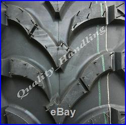 Quad tyres 22x10-9 & 22x7-11'E' Marked road legal ATV tires front rear Set of 4