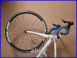 Ribble Sportive Womens Road Bike White With Blue Detail