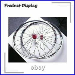 Road Bicycle Wheelset Double-Aluminum Clincher Quick Release Cycling Wheels Rims