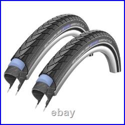 Schwalbe Marathon Plus Wire 700x25c Road 700c Bike Tyre Pair of Tyres