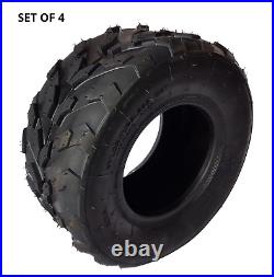 Set Of 4 Tyres, 7 Tyres For Off Road 90cc 110cc 125c Quad Bike Atv 16 X 8 -7