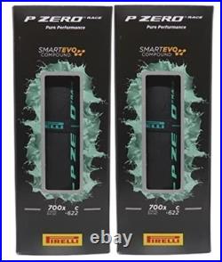 Set of 2 PIRELLI P ZERO RACE Color Edition Clincher Tires 700c WO (700x26c) Blue