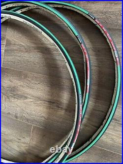 Set of 3 NOS Vittoria Pave Evo CG 25-28'' mm Tubulars tyres Corsa CX