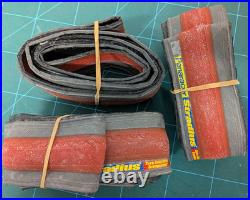 THREE Panaracer Stradius 700 20C 20-622 Red Tread NOS Road Tyres Zero Slip Grip