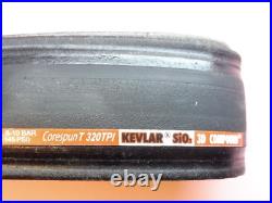 Two-Vittoria Triathlon Evo road bike tyres 700 22 (Folding) NOS