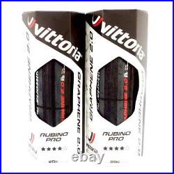 Vittoria Rubino Pro G2.0 Road Folding Tire 700x25C Full Black 1 Tire or 2 Tire Vittoria Rubino Pro G2.0 Road Folding Tire 700x25C Full Black 1 Tire or 2 Tire
