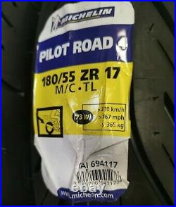 X1 180 55 17 Michelin Pilot Road 4 Tl New Rear Motorcycle Tyre 180/55zr17 73w
